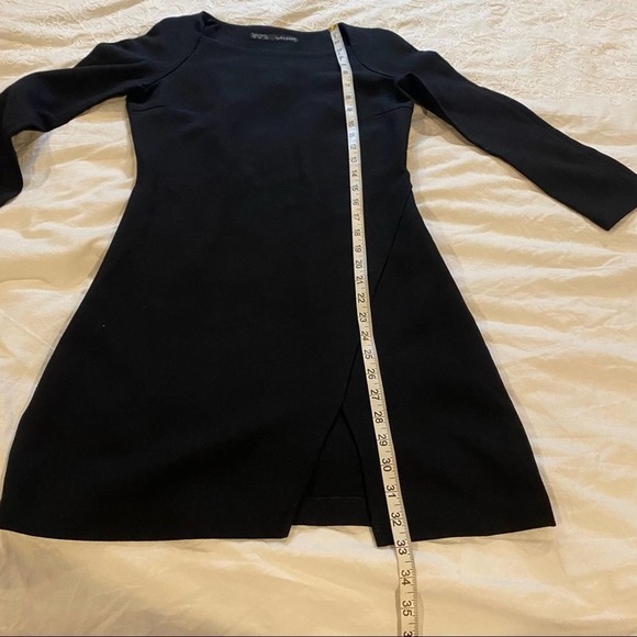 Zara Basic Mini Dress Black size S - Picture 8 of 12